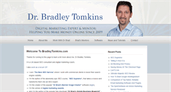 Desktop Screenshot of bradleytomkins.com